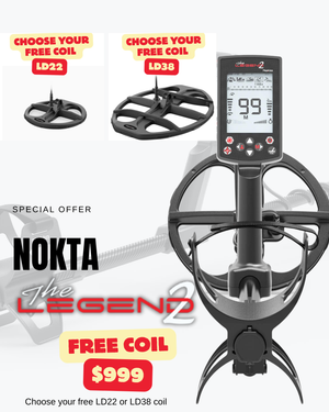 Nokta Legend 2 Metal Detector with FREE Bonus Coil
