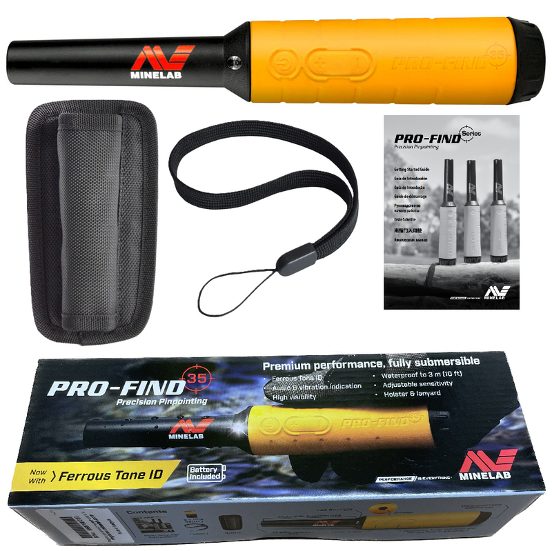 Load image into Gallery viewer, Minelab Pro-Find 35 Waterproof Metal Detector Poinpointer - 3226-0003
