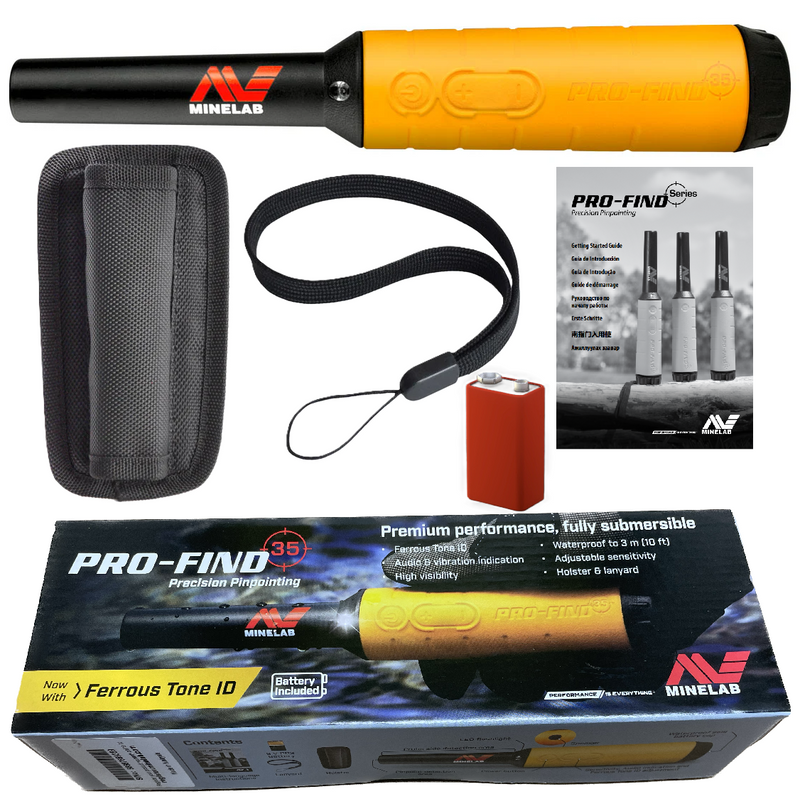 Load image into Gallery viewer, Minelab Pro-Find 35 Waterproof Metal Detector Poinpointer - 3226-0003

