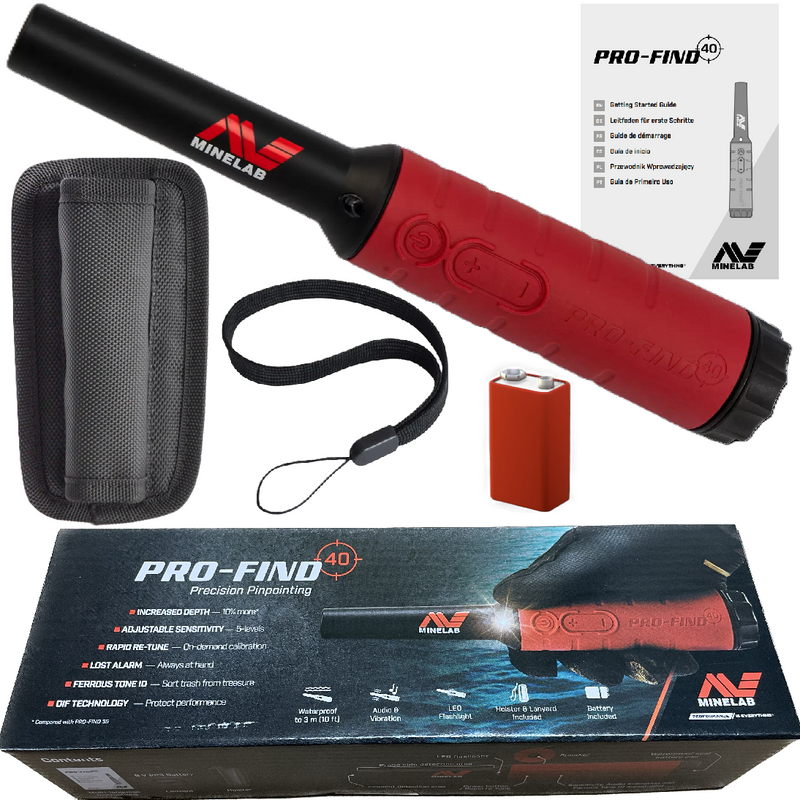 Load image into Gallery viewer, Minelab Pro-Find 40 Waterproof Metal Detector Pinpointer PN: 3226-0005
