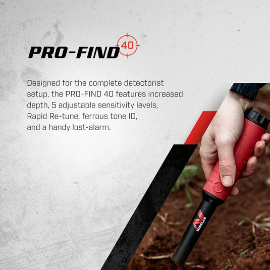 Minelab Manticore Metal Detector with Pro-Find 40 Pinpointer and NEW Minelab Backpack