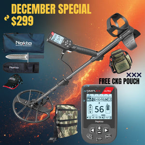 Nokta Simplex Ultra Metal Detector - Waterproof - 11000625 + Serious Beginner Pack