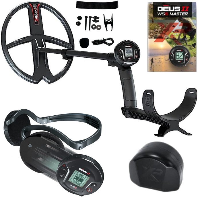 XP Deus II WS6 Master Metal Detector with 13