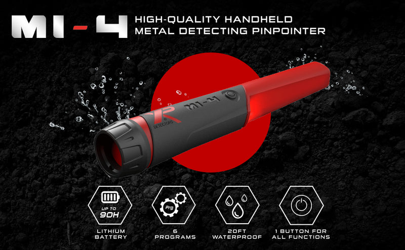 Load image into Gallery viewer, XP MI-4 Waterproof Metal Detector Pinpointer with Holster &amp; Lanyard

