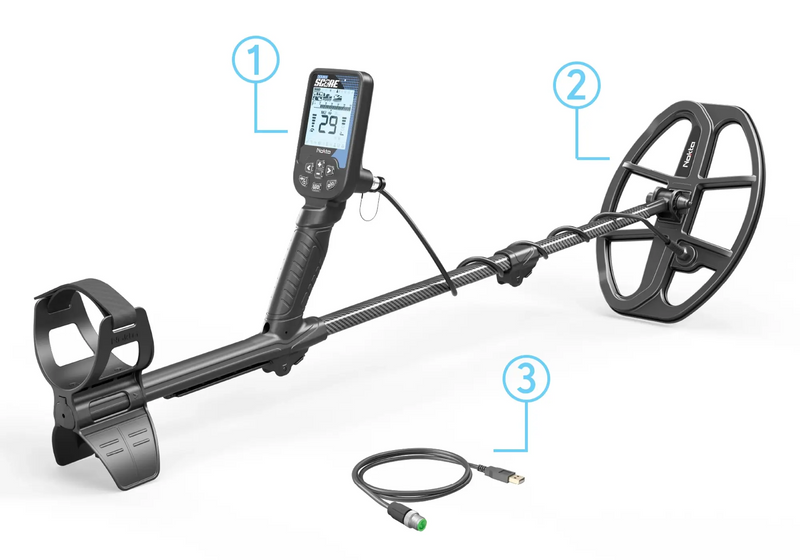 Load image into Gallery viewer, Nokta Double Score Metal Detector PN: 11000867 + Serious Beginner Pack
