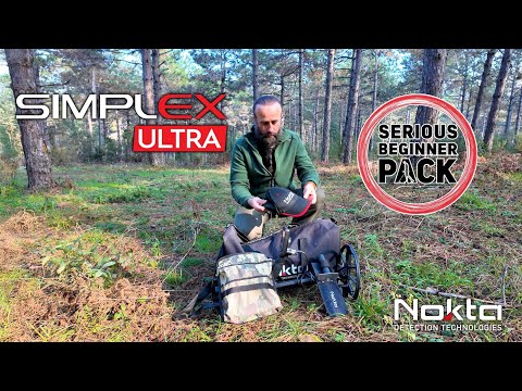 Nokta Simplex Ultra Metal Detector - Waterproof - 11000625 + Serious Beginner Pack