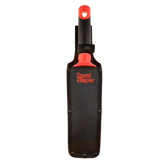 Radius Garden 17211 Root Slayer Soil Knife Shovel with Holster, Original Red