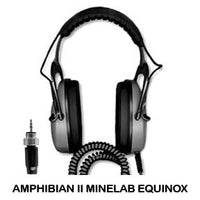 Gray Ghost Amphibian II Headphones for Minelab Equinox
