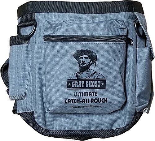 DetectorPRO Gray Ghost ULTIMATE Catch-All Pouch for Metal Detecting -9307