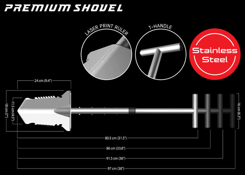 Load image into Gallery viewer, Nokta Makro - Premium Shovel - 17000059
